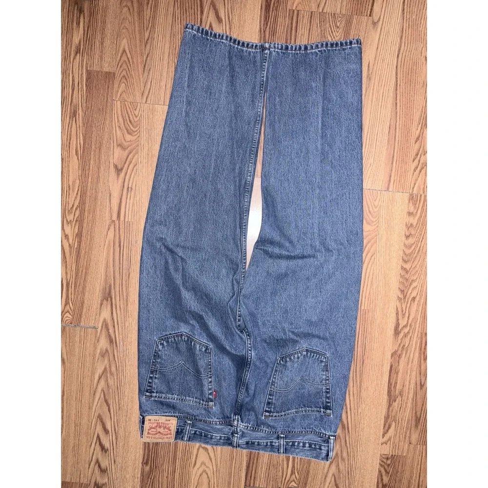 Levis 505 Jeans Mens 40 x 30 Straight Leg Regular‎ Fit Medium Wash Denim